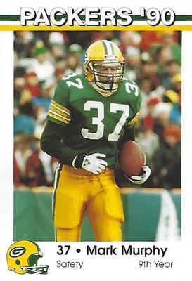 1990 Green Bay Packers Police - State Bank of East Troy #10 Mark Murphy Front