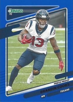 2021 Donruss - Press Proof Blue #166 Brandin Cooks Front