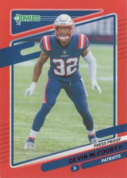 2021 Donruss - Press Proof Red #51 Devin McCourty Front