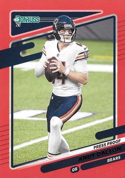 2021 Donruss - Press Proof Red #206 Andy Dalton Front