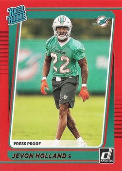 2021 Donruss - Press Proof Red #348 Jevon Holland Front