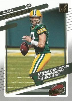 2021 Donruss - Highlights #HI-23 Aaron Rodgers Front