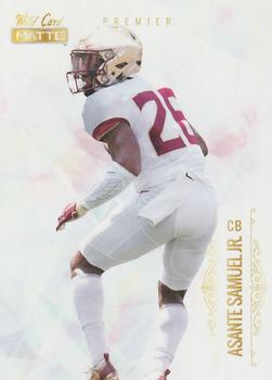 2021 Wild Card Matte White #MBC-40 Asante Samuel Jr. Front