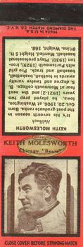 1937 Diamond Matchbook Covers #NNO Keith Molesworth Front