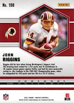 2021 Panini Mosaic #198 John Riggins Back