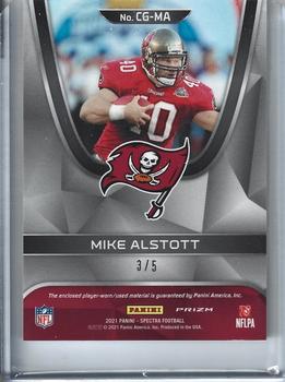 2021 Panini Spectra - Championship Gear Psychedelic #CG-MA Mike Alstott Back