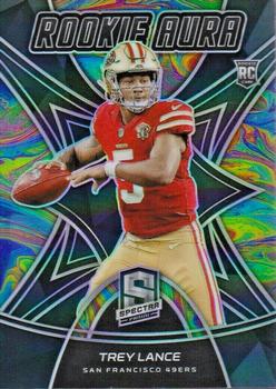 2021 Panini Spectra - Rookie Aura #RO-4 Trey Lance Front