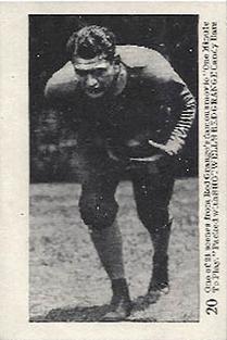 1926 Shotwell Candy Red Grange (Blank Back) #20 Red Grange Front