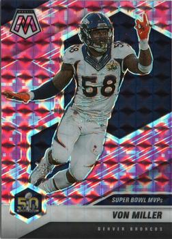 2021 Panini Mosaic - Prizm Camo Pink #300 Von Miller Front