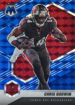 2021 Panini Mosaic - Prizm Blue #190 Chris Godwin Front