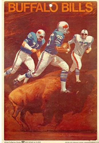 1968 Fleer Big Signs #NNO Buffalo Bills Front
