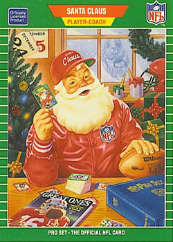 1989 Pro Set - Santa Claus Promo #1989 Santa Claus Front