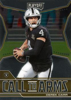 2021 Panini Playoff - Call to Arms #CA-DCA Derek Carr Front