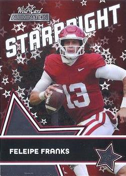 2021 Wild Card Alumination - Starbright Red #SB-23 Feleipe Franks Front