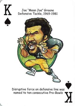 2011 Hero Decks Pittsburgh Steelers Football Heroes Playing Cards #K♠ Joe 