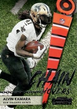 2021 Panini Contenders - Chain Movers #CM-AKA Alvin Kamara Front