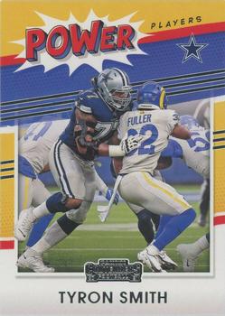 2021 Panini Contenders - Power Players #PP-TSM Tyron Smith Front