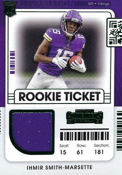 2021 Panini Contenders - Rookie Ticket Swatches Variation #RSV-ISM Ihmir Smith-Marsette Front
