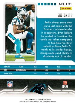 2021 Panini Playbook - Mosaic #191 Shi Smith Back