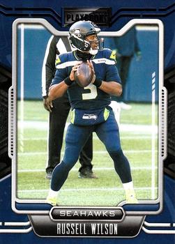 2021 Panini Playbook - Purple #82 Russell Wilson Front