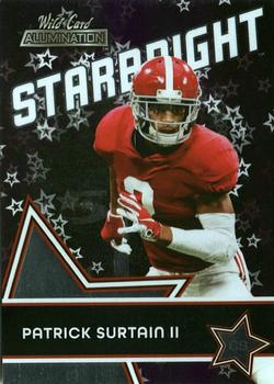 2021 Wild Card Alumination - Starbright Purple #SB-18 Patrick Surtain II Front