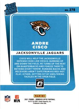 2021 Donruss Optic #278 Andre Cisco Back