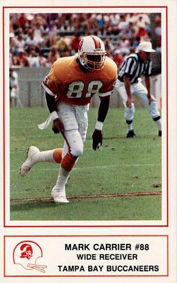 1989 Tampa Bay Buccaneers Police #2 Mark Carrier Front