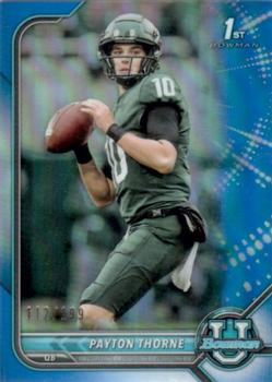 2021-22 Bowman University - Chrome Blue #56 Payton Thorne Front