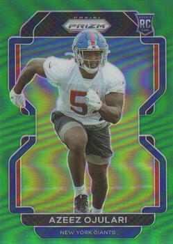 2021 Panini Prizm - Green #386 Azeez Ojulari Front