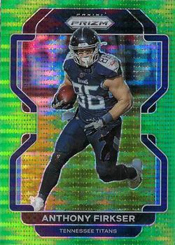 2021 Panini Prizm - Neon Green Pulsar #2 Anthony Firkser Front