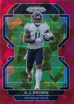 2021 Panini Prizm - Red Ice #1 A.J. Brown Front