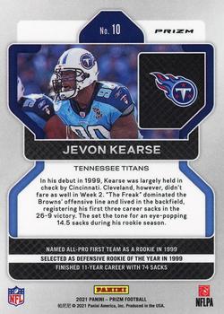 2021 Panini Prizm - Red Ice #10 Jevon Kearse Back