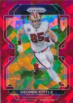 2021 Panini Prizm - Red Ice #54 George Kittle Front