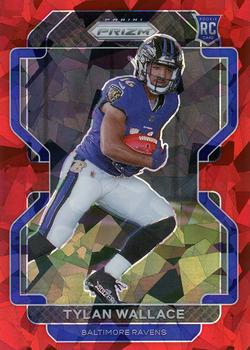 2021 Panini Prizm - Red Ice #356 Tylan Wallace Front