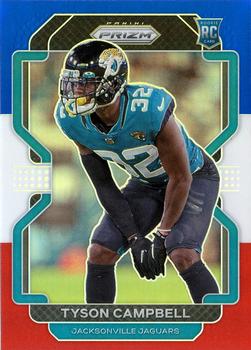 2021 Panini Prizm - Red White and Blue #384 Tyson Campbell Front