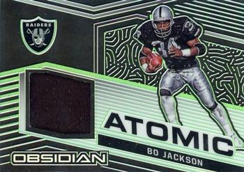 2021 Panini Obsidian - Atomic Material Electric Etch Green #AM-BJ Bo Jackson Front
