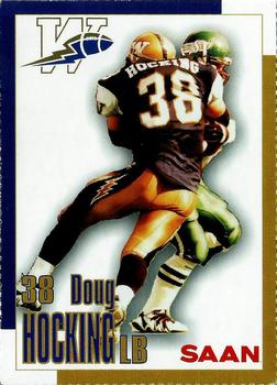 1999 Gametime Magazine Saan Winnipeg Blue Bombers #NNO Doug Hocking Front