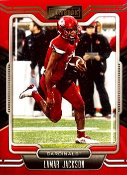 2022 Panini Chronicles Draft Picks - Playbook #18 Lamar Jackson Front