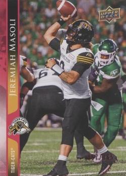 2021 Upper Deck CFL - Red #36 Jeremiah Masoli Front