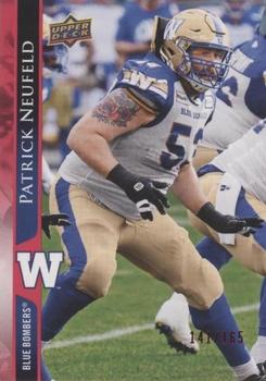 2021 Upper Deck CFL - Red #140 Patrick Neufeld Front