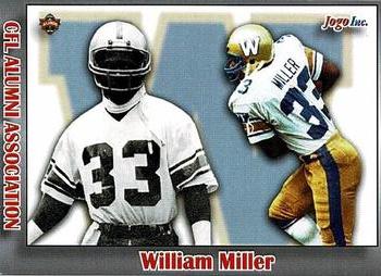 2022 JOGO CFL Alumni Series 36 #746 William Miller Front