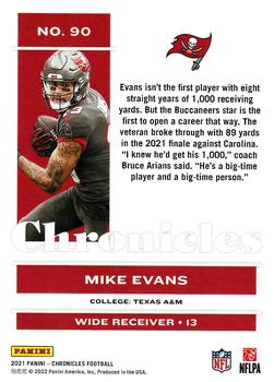 2021 Panini Chronicles - Pink #90 Mike Evans Back