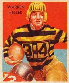 1935 National Chicle #20 Warren Heller Front