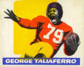 1948 Leaf #20 George Taliaferro Front