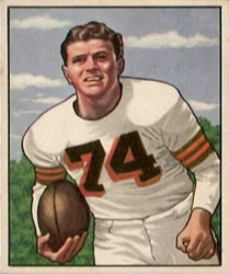 1950 Bowman #79 Tony Adamle Front