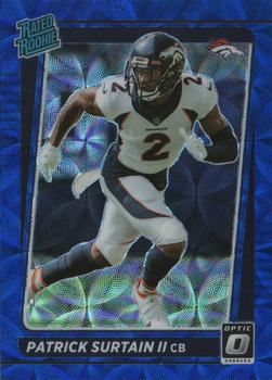 2021 Donruss Optic - Blue Scope #244 Patrick Surtain II Front