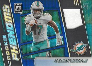 2021 Donruss Optic - Rookie Phenoms Horizontal Blue Hyper #RPH-8 Jaylen Waddle Front