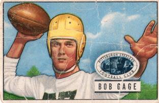 1951 Bowman #131 Bob Gage Front
