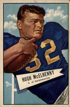 1952 Bowman Large #29 Hugh McElhenny Front