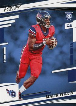 2022 Panini Prestige #303 Malik Willis Front